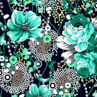 Полотно трикотажное Кулирка 30/1 набивная в рулоне  в Екатеринбурге